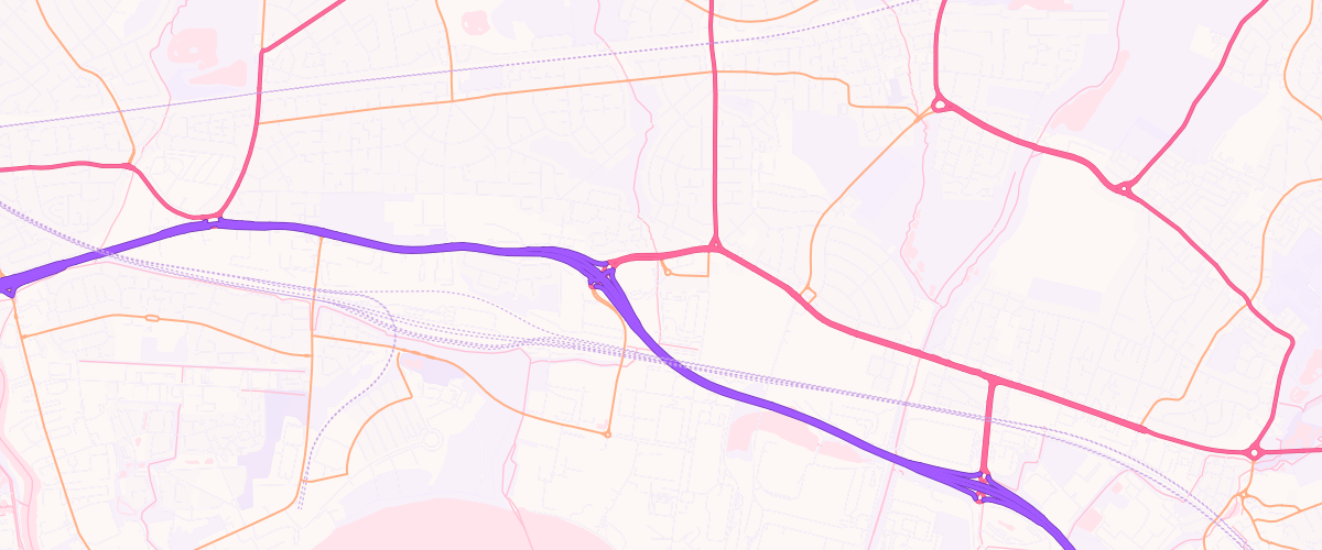 Map showing the location of Asda Dagenham Superstore