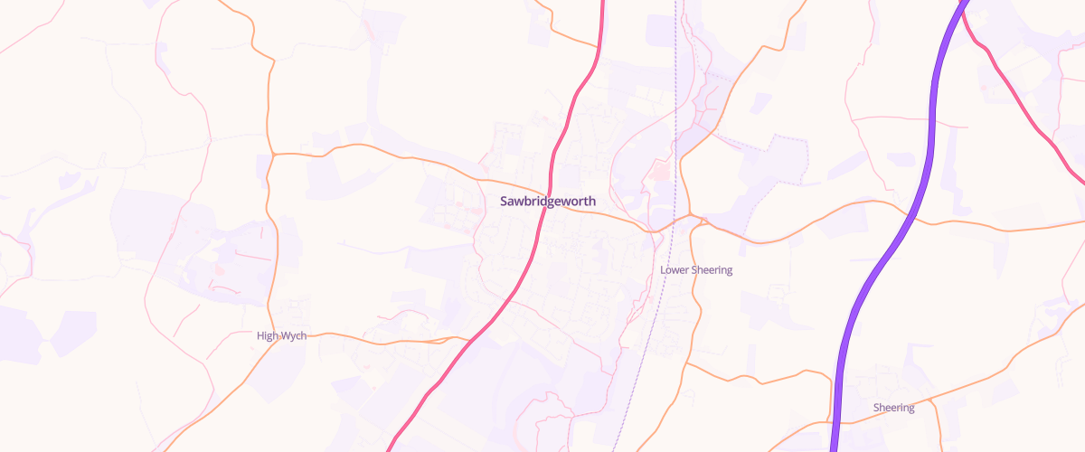 Map showing the location of Shell Little Waitrose Sawbridgewort
