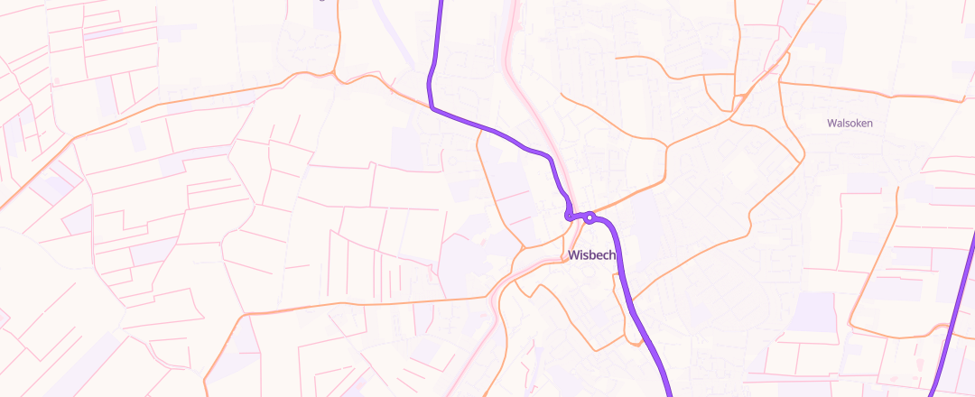 Map showing D & J S Wilson, Wisbech