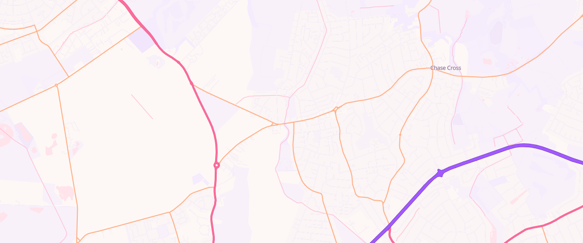 Map showing the location of Mfg Collier Row