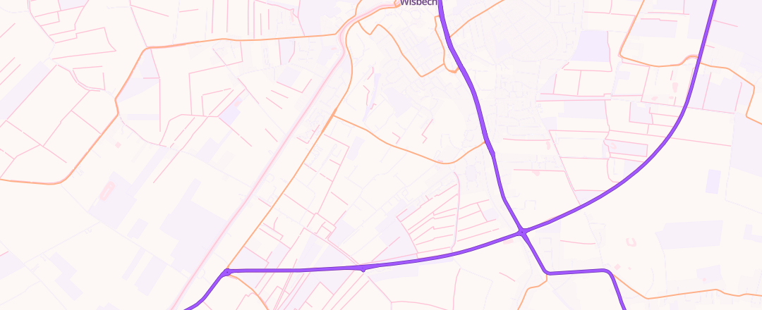 Map showing Wisbech Mot Testing Centre Ltd, Wisbech