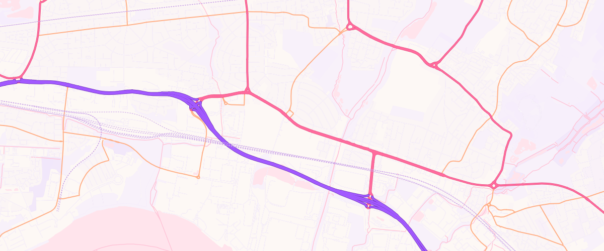 Map showing the location of Pgg Fords