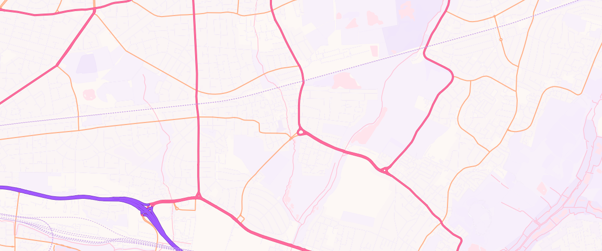 Map showing the location of Mfg Rainham Road