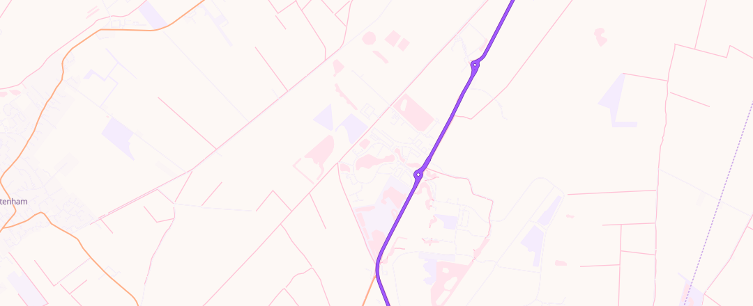 Map showing Vindis Service Centre, Cambridge