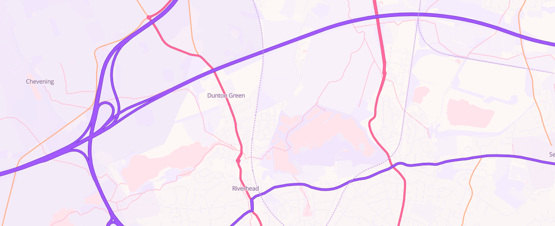 Map showing Antwiss Engineering Limited, Sevenoaks