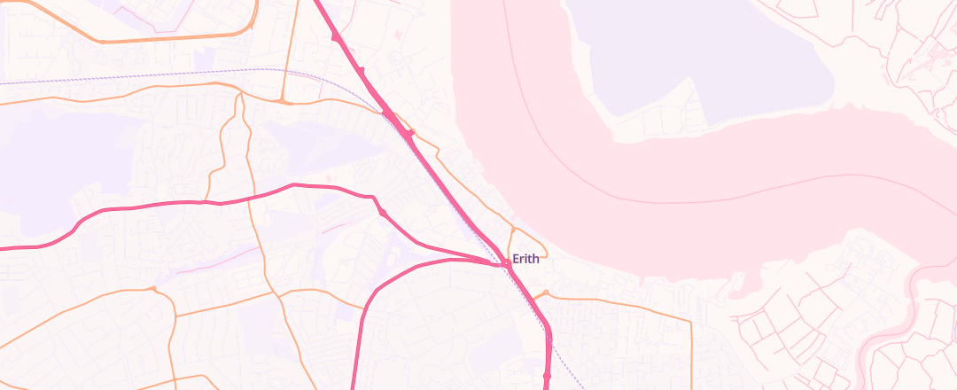 Map showing Kwik - Fit, Erith