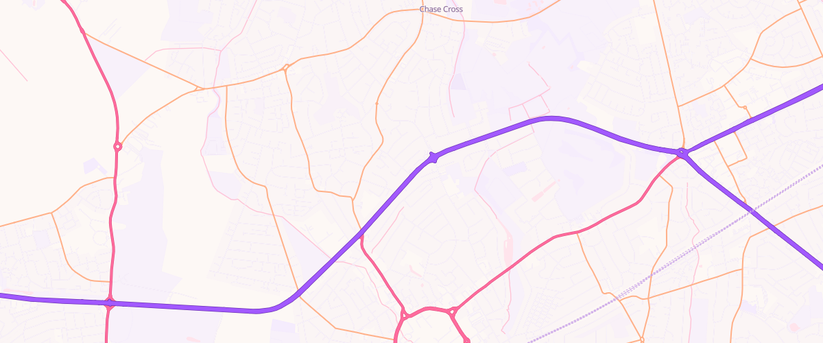 Map showing the location of Shell Rise Park
