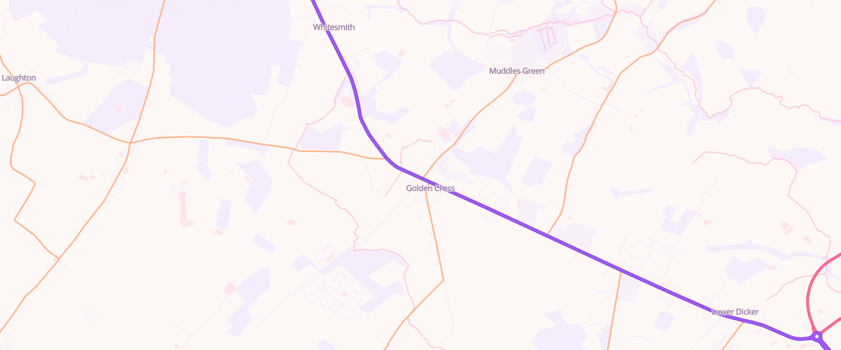 Map showing the location of Mfg Golden Cross