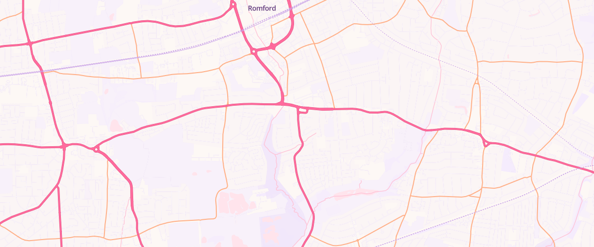 Map showing the location of Mfg Hornchurch