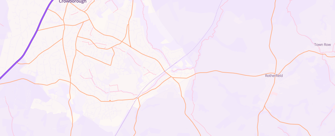 Map showing T T Engineering, East Sussex
