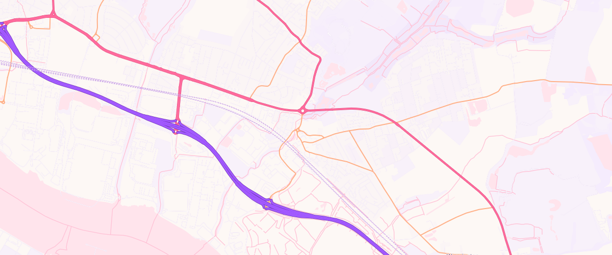 Map showing the location of Rainham Extra Petrol Filling