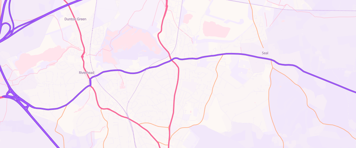 Map showing the location of Mfg St. John's Hill