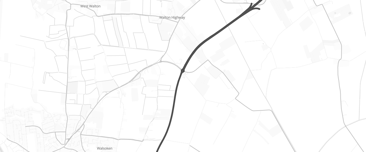 Map showing the location of Shell Co-Op Wisbech