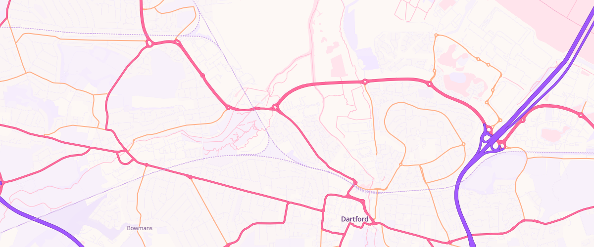 Map showing the location of Shell Co-Op Burnham Road