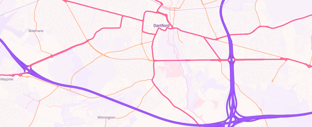Map showing Beadles Group Limited, Dartford