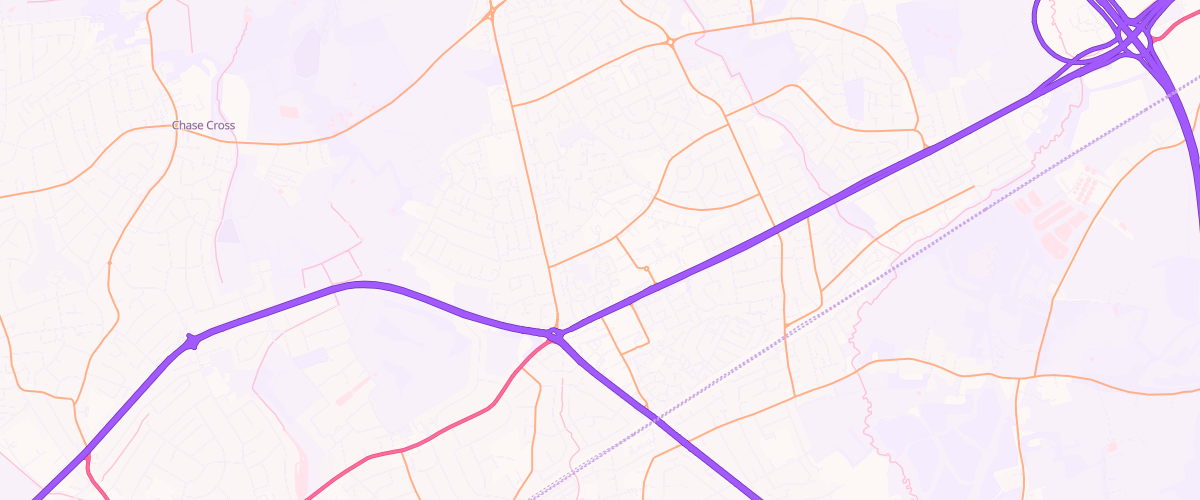 Map showing the location of Mfg Faringdon