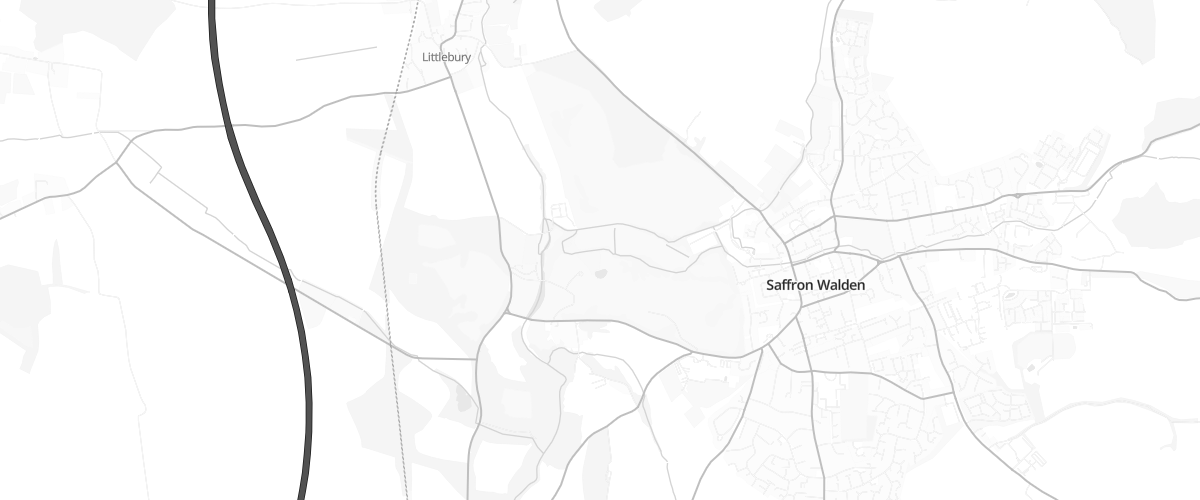 Map showing the location of Saunders Garage Ltd