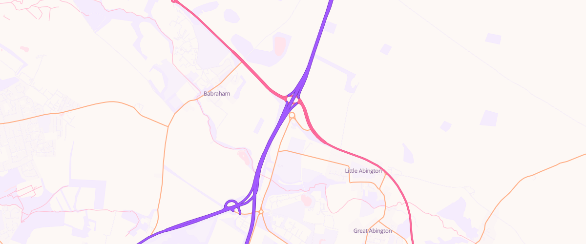 Map showing the location of Shell Four Went Ways