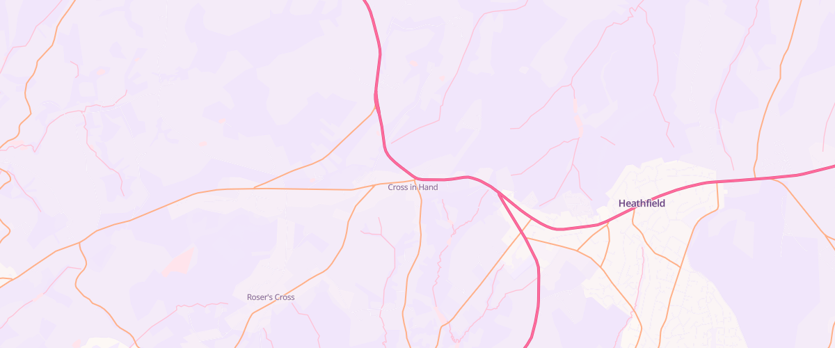 Map showing the location of Shell Co-Op Isenhurst