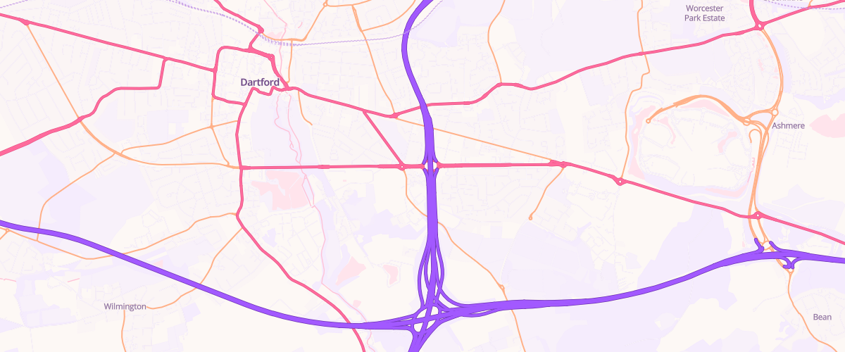 Map showing the location of Rontec Dartford
