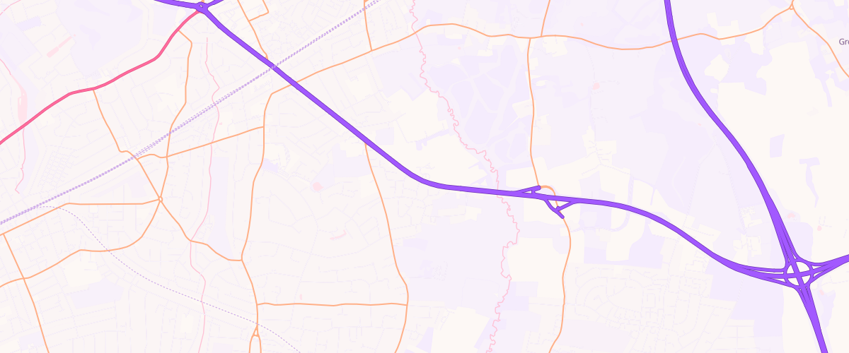 Map showing the location of Hornchurch Sf Connect