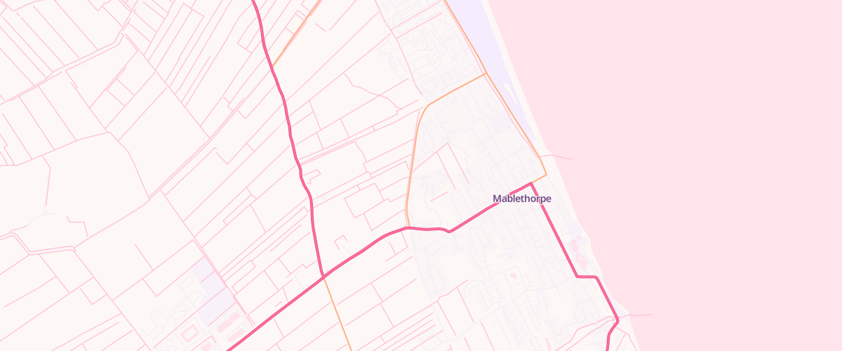 Map showing the location of Mablethorpe Superstore Petrol Filling