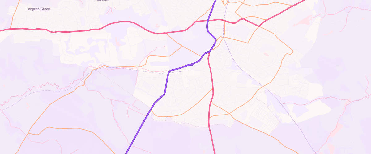 Map showing the location of Sainsburys Tunbridge Wells