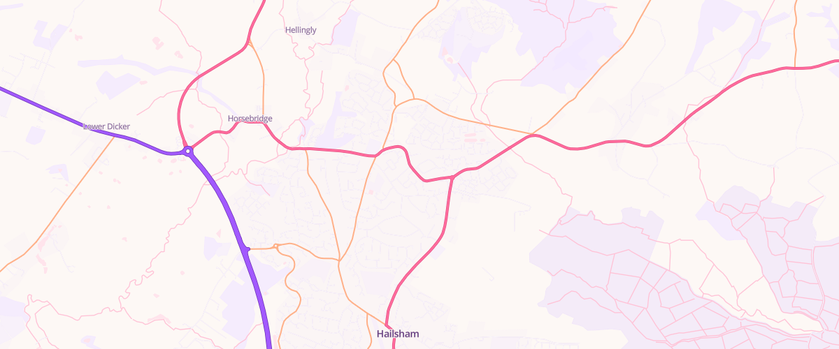 Map showing the location of Hawkswood