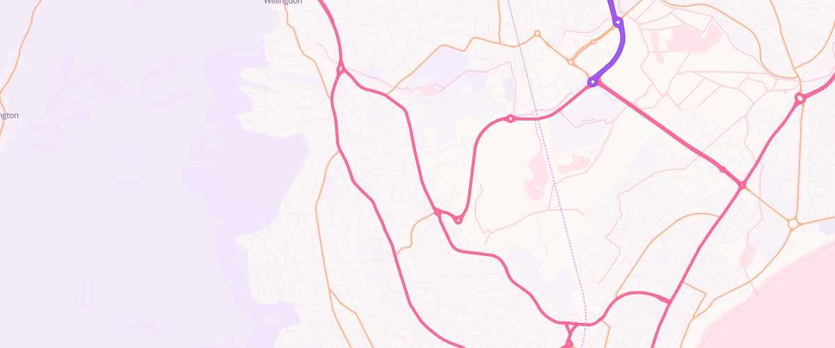 Map showing the location of Rontec Kings Drive