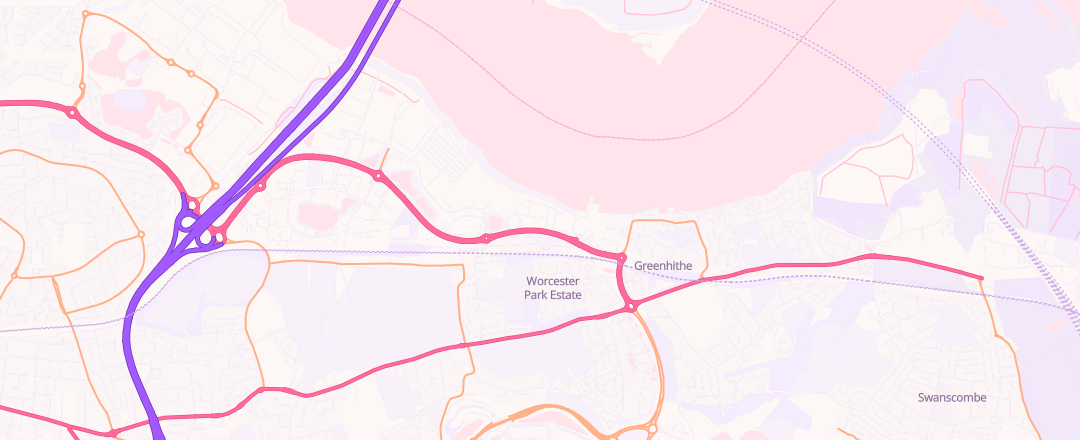 Map showing Aa Auto Centre, Dartford