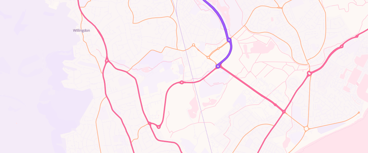 Map showing the location of Sainsburys Hampden Park