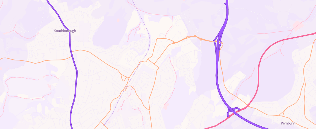Map showing Caffyns Plc, Tunbridge Wells
