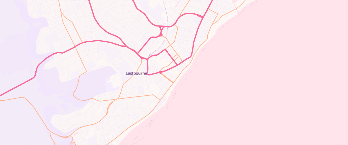 Map showing the location of Trinity Place Service Station