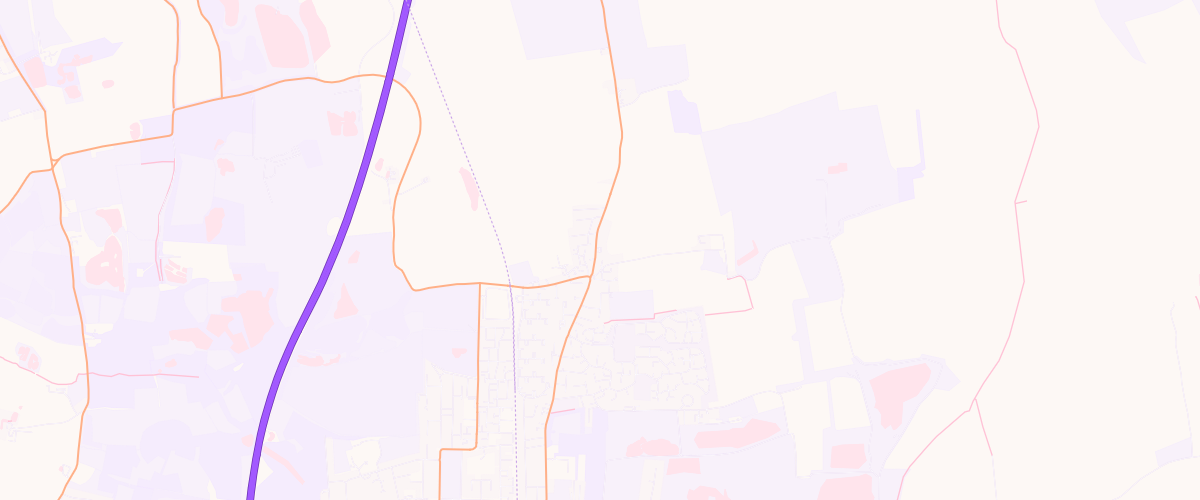 Map showing the location of South Ockendon Esso Express