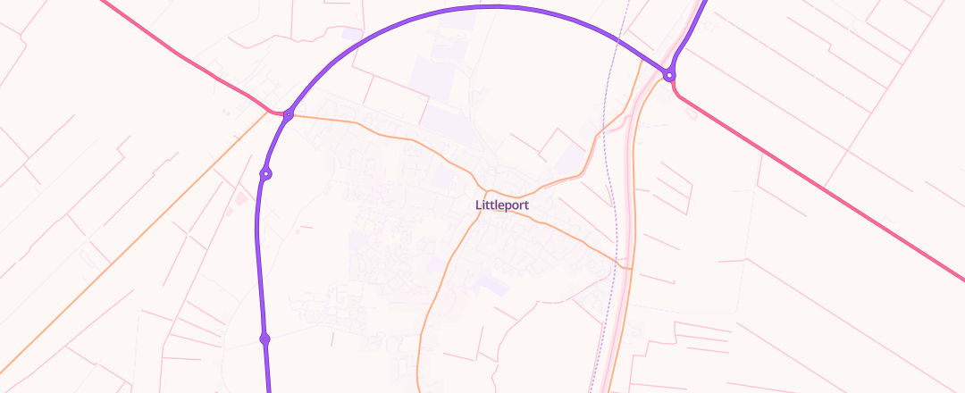 Map showing Audley Garage Littleport Ltd, Ely