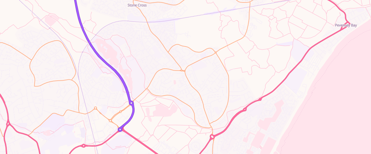 Map showing the location of Mfg Langney