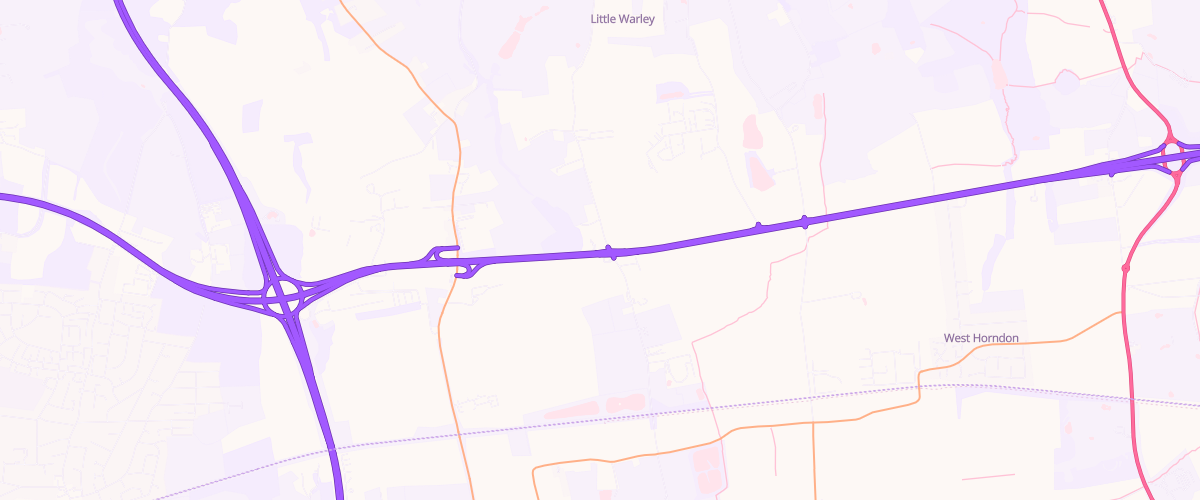 Map showing the location of Mfg Warley