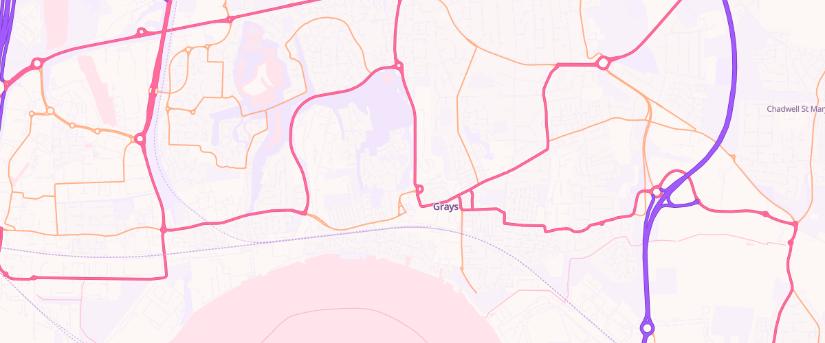 Map showing the location of Mfg Chafford