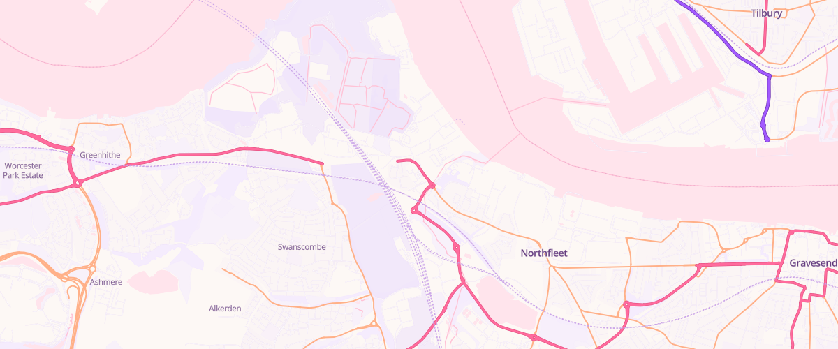 Map showing the location of Shell Northfleet