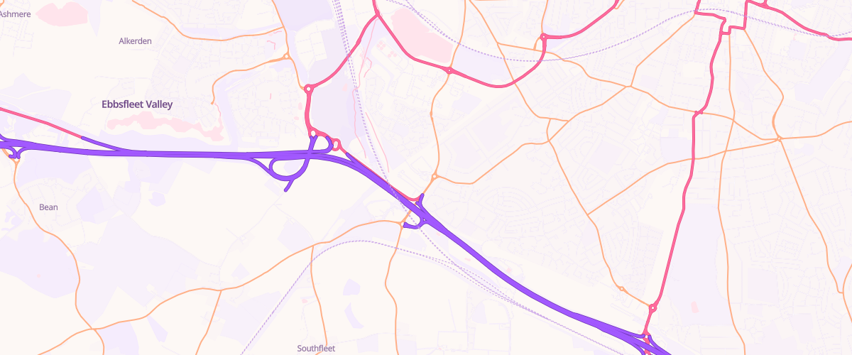 Map showing the location of Sainsburys Pepper Hill
