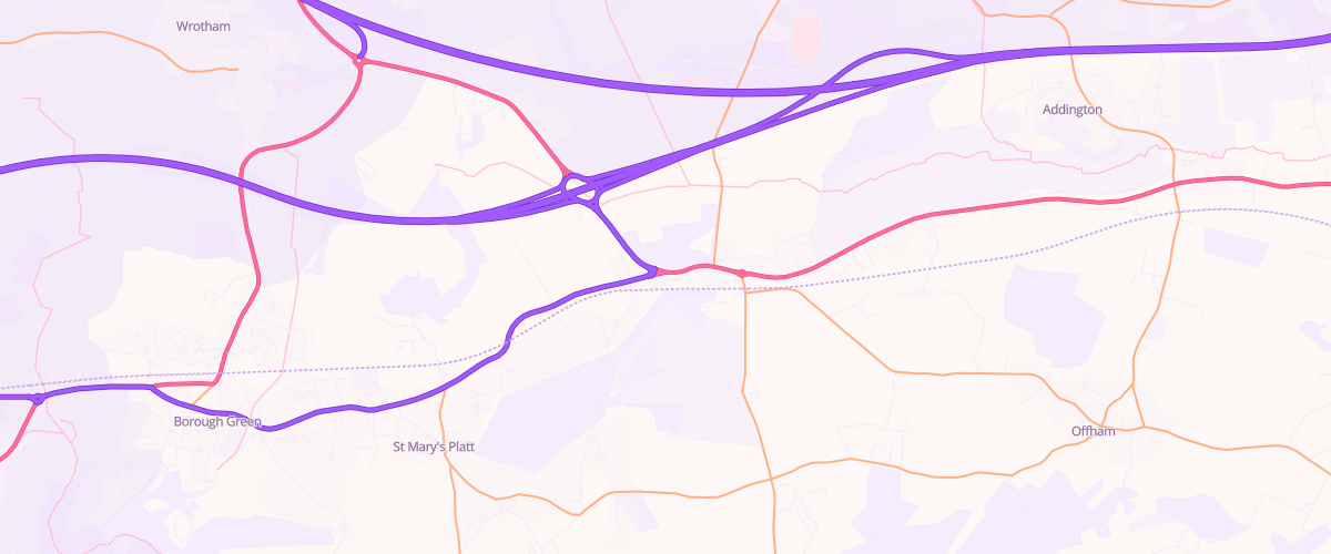 Map showing the location of Pgg Wrotham Heath
