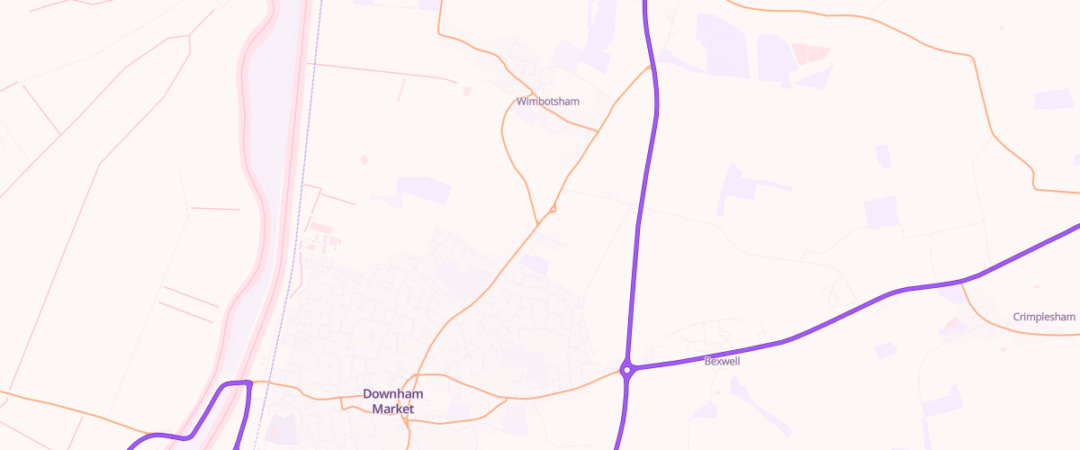 Map showing the location of Broomhill Service Station