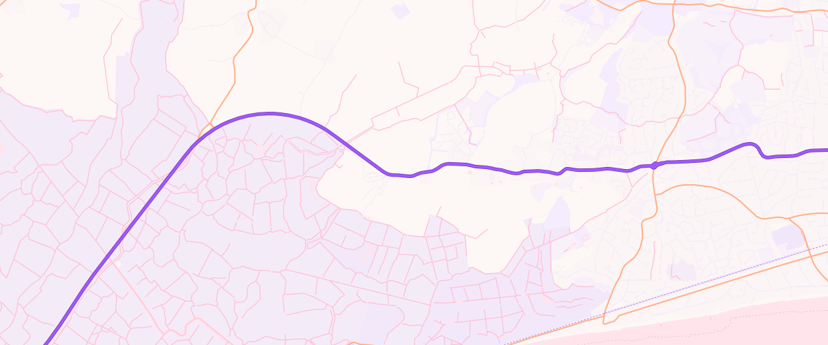 Map showing the location of Eg Bexhill Pfs