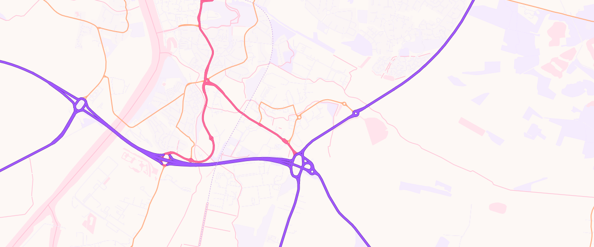 Map showing the location of Sainsburys Kings Lynn