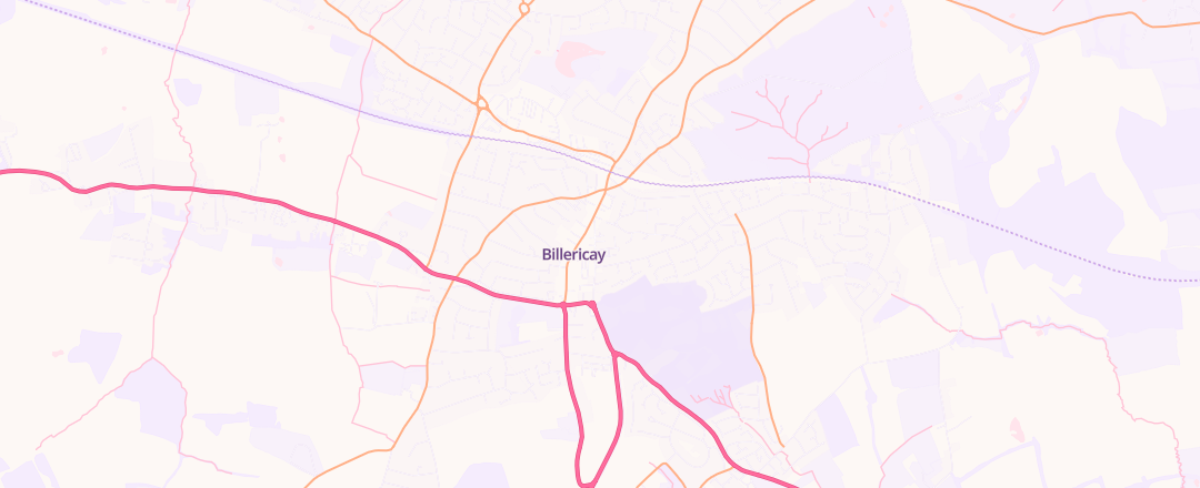Map showing Billericay Mot Centre Limited, Billericay