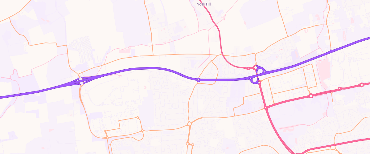 Map showing the location of Mfg Laindon
