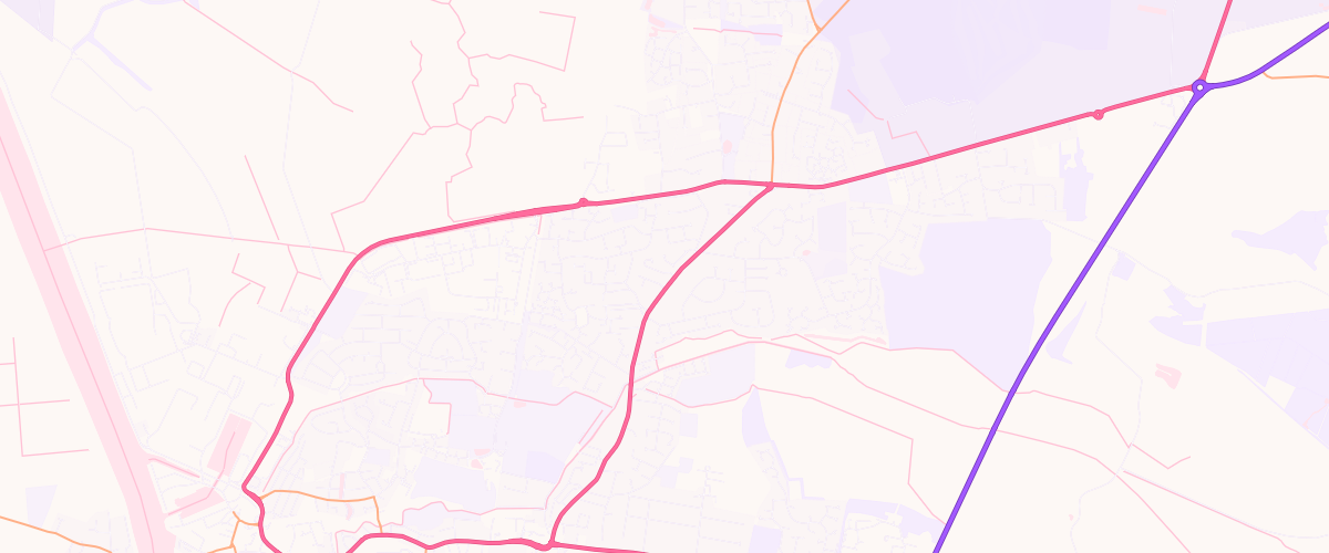 Map showing the location of King's Lynn Wootton Rd