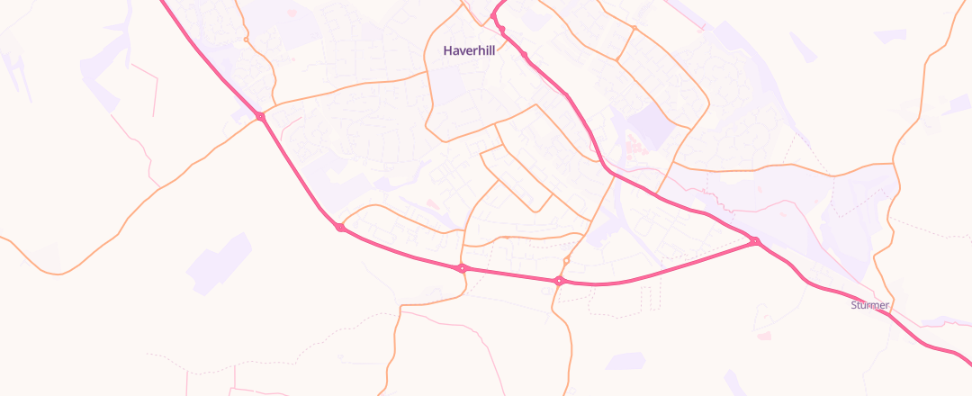 Map showing Little Dave's Test Station, Haverhill