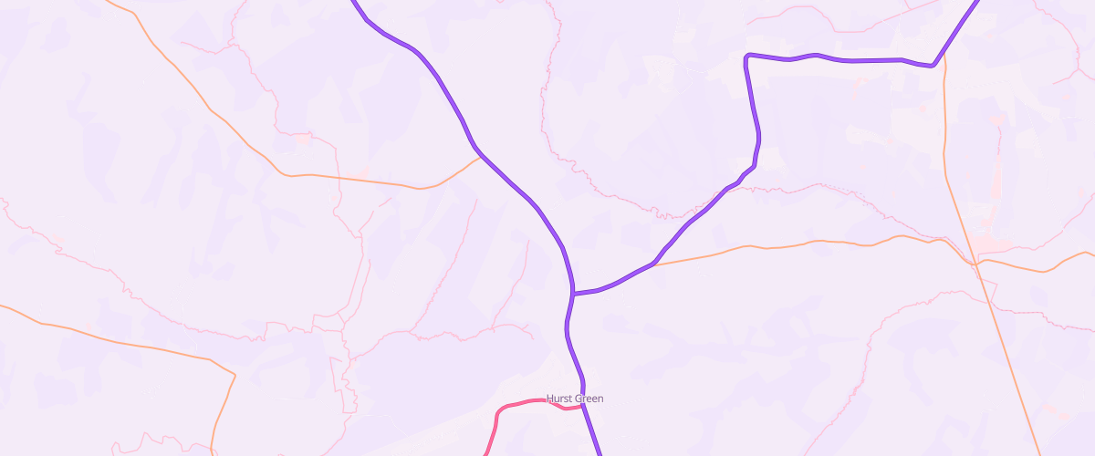 Map showing the location of Ashdene North Service Station