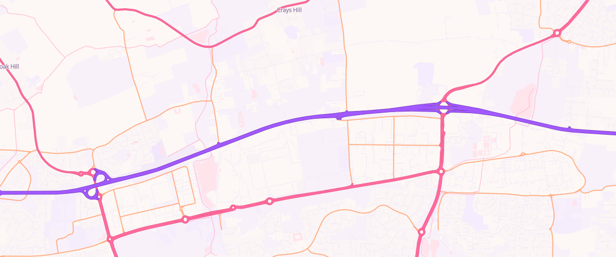 Map showing the location of Mayflower Retail Park Extra